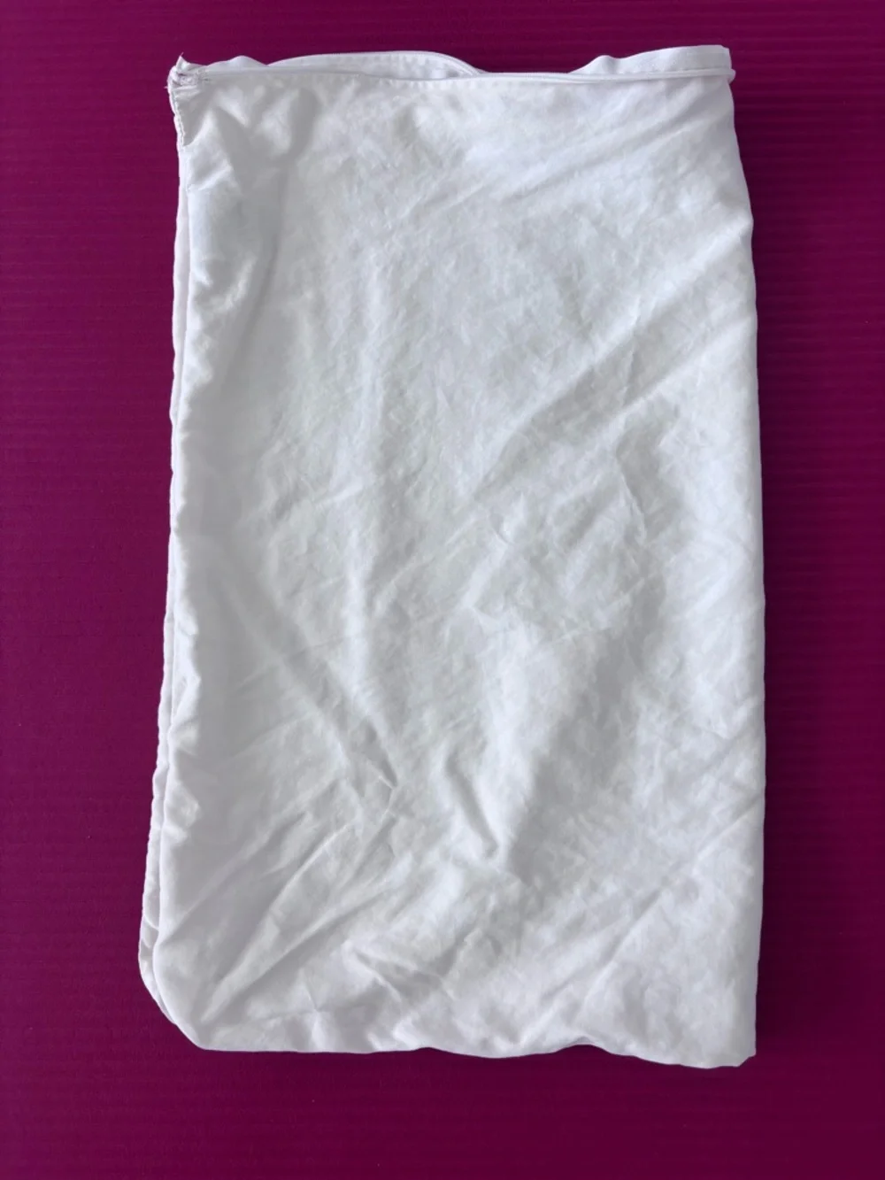 OAKE Solid Cotton Tencel 2-Pc. Duvet Cover Set, Twin Size in Ivory